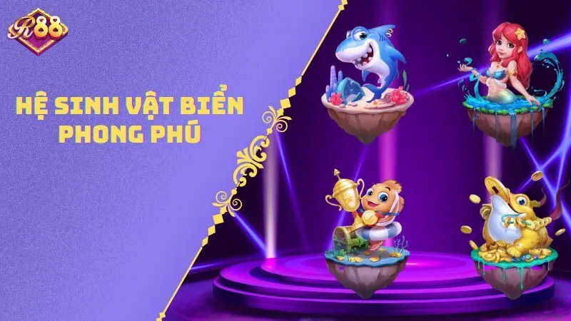 Hệ sinh vật biển phong phú